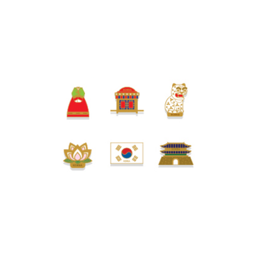 미라클코리아 한국의 상징 뱃지