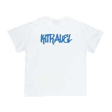 키트래블 Graffiti Logo T-Shirt 24 (White/Blue)